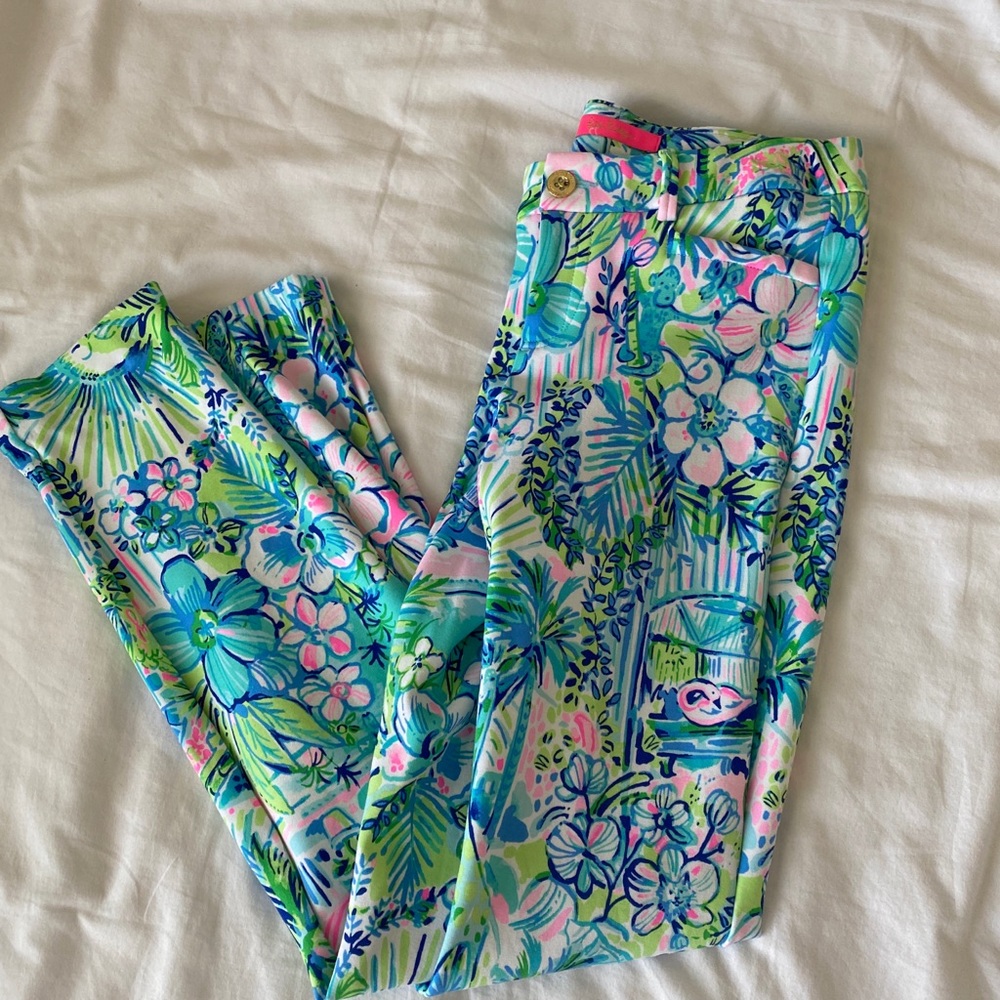 Lilly Pulitzer Kelly pants Lilly’s House print
